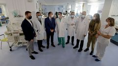Visita del conselleiro de Sanidade, Julio Garc�a Comesa�a, a la reformada unidad de neonatolog�a del Hospital Teresa Herrera (Chuac) de A Coru�a
