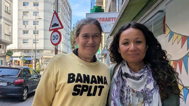Cristina y Ana Pardo, Provivienda, en Sanjurjo Bad�a.