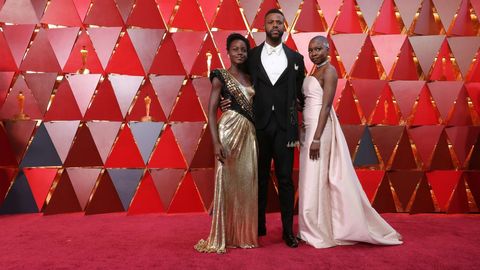 Lupita Nyong'o, Winston Duke y Danai Gurira