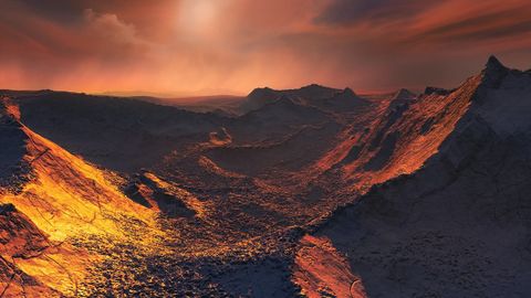 Ilustraci�n del planeta cedida por el Observatorio Europeo Austral