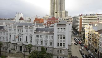 Imagen de la fachada del TSXG, en A Coru�a