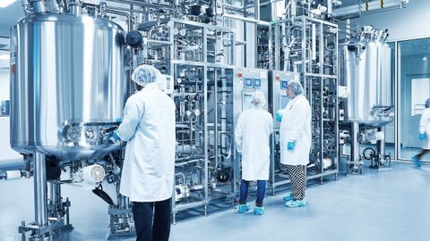 Planta de producci�n de carne de pollo de laboratorio de la empresa�Good Meat, que ha recibido la autorizaci�n de la Agencia de Alimentos y Medicamentos para comercializar su producto