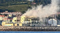 La columna de humo fue muy aparatosa, pero no hubo ning�n herido ni se registraron da�os en el local hostelero