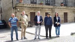 Visita a Cortegada del delegado territorial de la Xunta en Ourense, Manuel Pardo