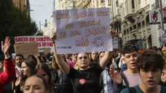 Manifestaci�n en Madrid contra el acoso escolar en el mes de octubre