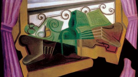 Una de las obras de Juan Gris incluidas en la exposici�n