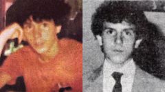 Imágenes extraídas de redes sociales del joven Diego Fernández Lima, desaparecido en 1984.