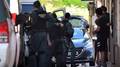 Im�genes del operativo antidroga en Meicende el pasado 9 de mayo