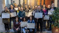 Representantes de las bodegas galardonadas recibieron los premios en el Centro do Vi�o da Ribeira Sacea