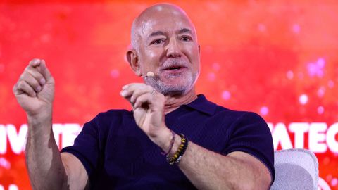 Jeff Bezos en la 10� edici�n de la feria de tecnolog�a y startups VivaTech en Par�s.