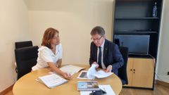 �ngeles V�zquez y Carlos G�mez, en la Conseller�a de Medio Ambiente