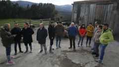 El director de Agacal visit� este martes la explotaci�n porcina de Casa Labradela