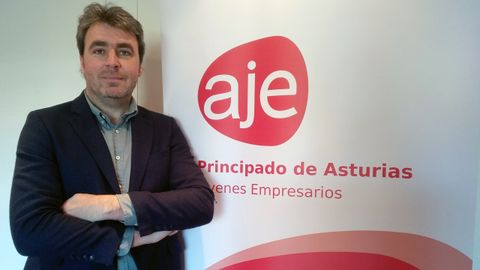 Ignacio Calvi�o, presidente de la Asociaci�n de J�venes Empresarios (AJE)