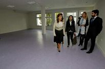 El edificio se reform� en el 2012, en que la conselleira Beatriz Mato visit� las obras.