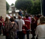 Los trabajadores recriminaron la actitud del PP naron�s.