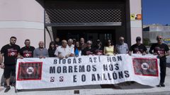 Concentraci�n de la plataforma Stop Biog�s en una imagen de archivo