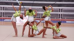 Las im�genes del tercer torneo de gimnasia r�tmica Cidade do L�rez