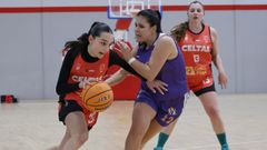 Cecilia de Jorge, al ataque durante el reciente partido contra el Galogrin en Marz�n.