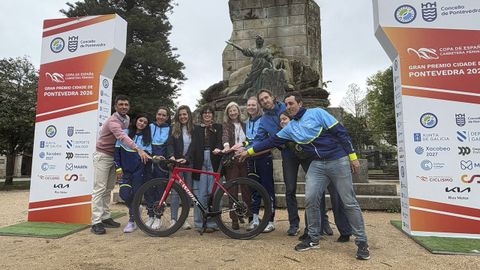 Presentaci�n de la Copa Espa�a de Ciclismo Femenino en Pontevedra