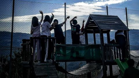 Los alumnos del CEIP O Bolo son los protagonistas del cortometraje.