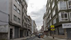 Edificios en la c&eacute;ntrica calle&nbsp;V&aacute;zquez de Parga, de Carballo
