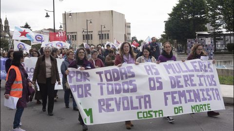 Concentraci�n en Cee de la plataforma �8M Costa da Morte�