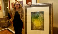 Clara F. Mar�n inaugur� su exposici�n de grabados en la Fundaci�n Araguaney. Xo�n a. soler