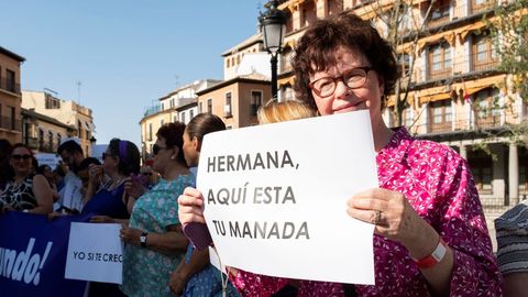 Concentraci�n en Toledo contra la libertad provisional de La Manada