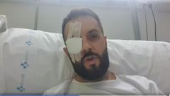 Eduardo Morais en un fotograma del v�deo desde el HUCA