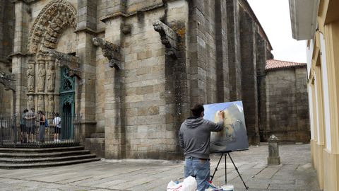 Concurso de pintura al aire libre en Noia 2021