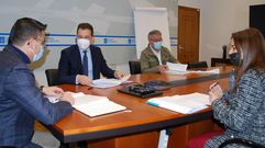 De izquierda a derecha: Jos� Gonz�lez, �lvaro Fern�ndez, Manuel Rodr�guez e In�s Sant�