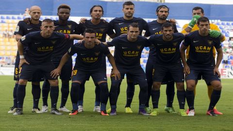 Las claves del UCAM.El once titular del equipo murciano ante el Sevilla Atl�tico