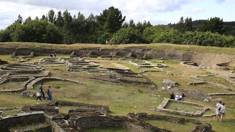 Vista del castro de Viladonga, uno de los principales recintos castreos de Lugo. 