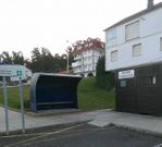 Nueva marquesina cerca del puerto de Combarro. 