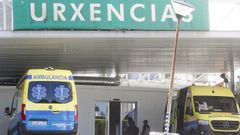 Entrada de Urgencias del Hospital Arquitecto Marcide, en una imagen de archivo