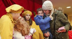 Los m�s peque�os pudieron pedirles los regalos en persona. 