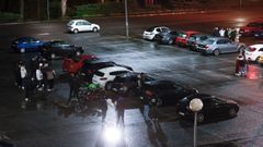 La �ltima kedada de Lugo se celebr� el pasado viernes en el aparcamiento del campus universitario, junto al Pazo dos Deportes