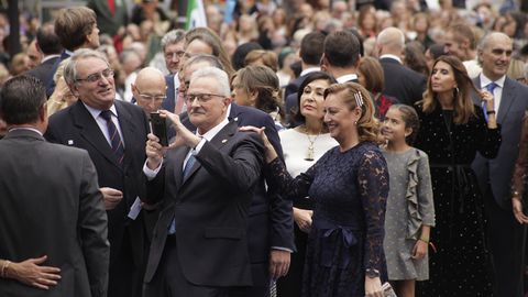 Llegada de los invitados a la ceremonia de los Premios Princesa de Asturias