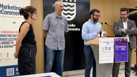 Un momento de la presentaci�n de �Ecommerce Days. O punto de encontro do talento dixital�