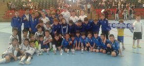 Foto de familia de los equipos de O Parrulo Ferrol.