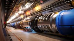 Imagen del actual acelerador de part�culas del CERN, el Gran Colisionador de Harones