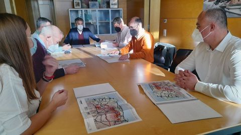Reuni�n del consejero Alejandro Calvo con los alcaldes del suroccidente