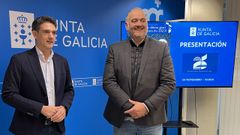 Javier Arias y Rub�n L�pez presentaron la fiesta de celebraci�n de los 25 a�os del Pazo de Feiras