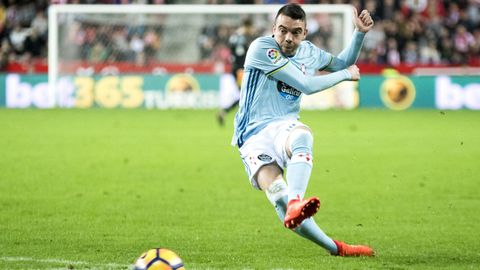 Sporting-Celta (1-1) de Primera el 26 de febrero del 2017.