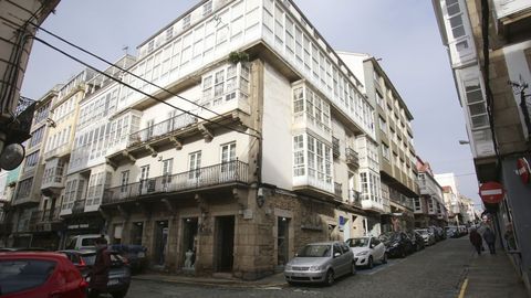 La reforma exterior del edificio situado en la esquina de la calle de A Coru�a y Magdalena comenzar� pr�ximamente