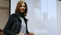 Pardo particip� ayer en unas jornadas formativas sobre turismo en el CIFP A Farixa. 
