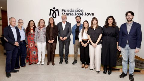 Grupo de premiados y finalistas de la Beca Fundaci&oacute;n M.&ordf; Jos&eacute; Jove-Ingada de proyectos educativos para alumnos con TDAH