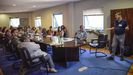 Un momento del curso organizado por Mulleres Salgadas en colaboracin con la Consellera do Mar y celebrado en la sede de Mexilln de Galicia, en Vilagarca de Arousa