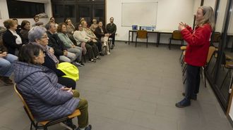 Asistencia al encuentro celebrado en Vila�o el jueves 