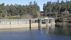 El embale del Umia, en Caldas de Reis, en una imagen de archivo